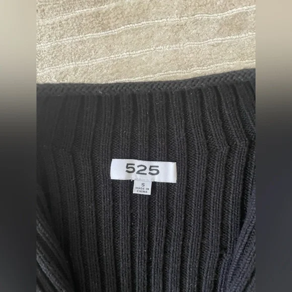 525 Ribbed Knit Zip Cardigan - Picture 5 of 7